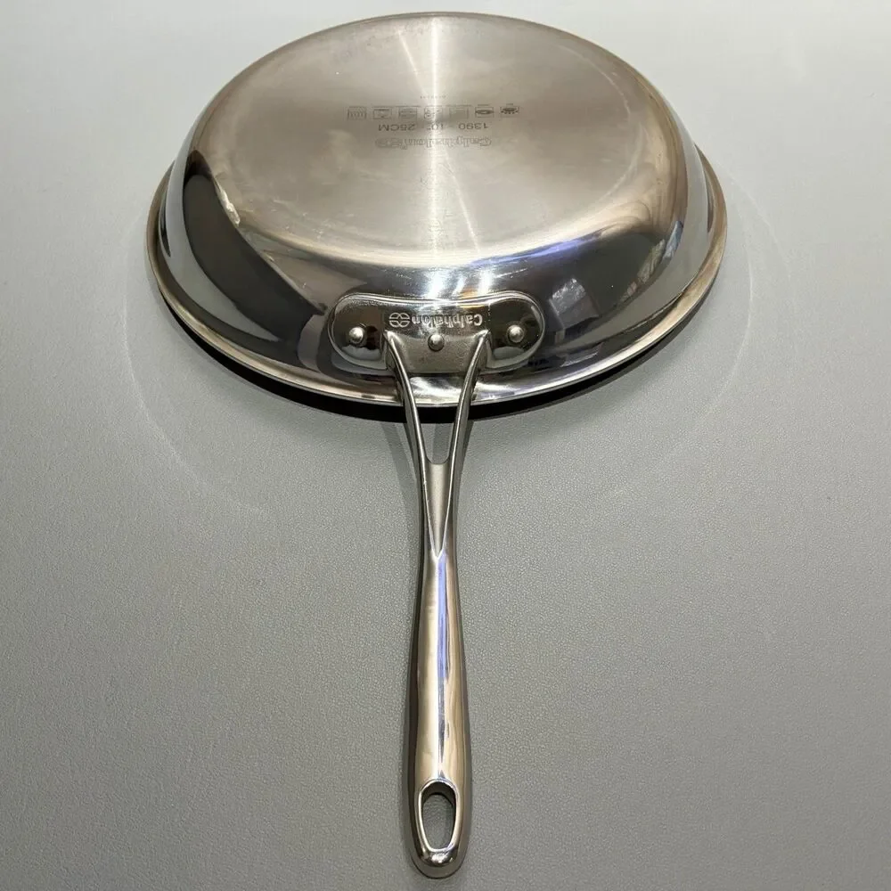 Calphalon 10” 1390 Stainless Steel Frying Sauté Pan Induction Gas Electric